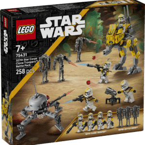 Play out Star Wars: Revenge of the Sith™ battles between 327th Star Corps Clone Troopers and Super Battle Droids with this building toy for kids.