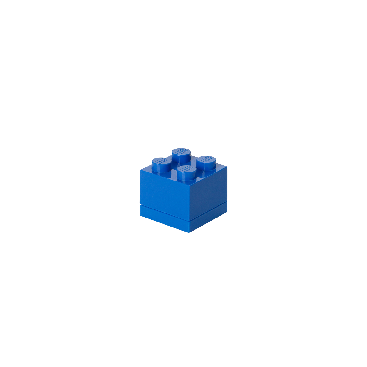 LEGO Hoiuklots MINI 4 sinine Hoiusta oma esemed turvaliselt selles vastupidavas ja praktilises hoiukarbis