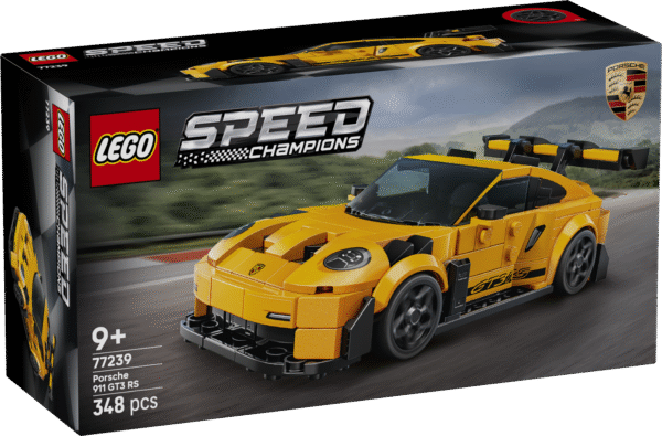 Lastel ja võidusõidufännidel on tore seda LEGO® Speed Champions Porsche 911 GT3 RS superauto mängukomplekti ehitada ja esitleda.