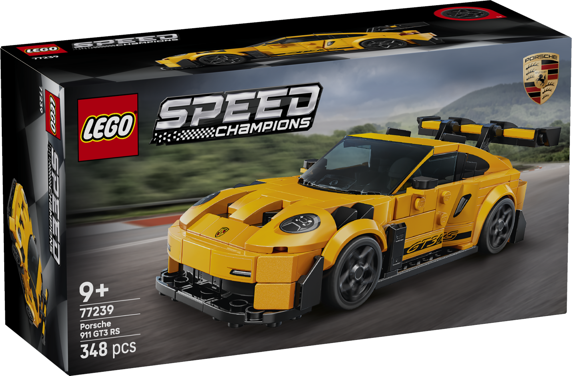 LEGO Speed Champions Porsche 911 GT3 RS superauto Lastel ja võidusõidufännidel on tore seda LEGO® Speed Champions Porsche 911 GT3 RS superauto mängukomplekti ehitada ja esitleda.
