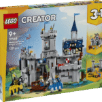 Lapsed saavad selle LEGO® Creator 3 ühes keskaegse lossiga mängid ja selle ümber ehitada rüütliturniiri komplektiks või keskaegseks linnaks.