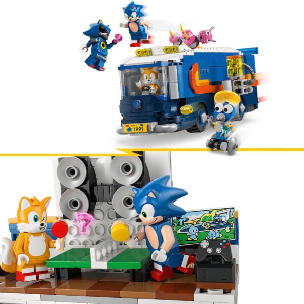 Tailsi ja Metal Sonicu minifiguurid ja palju muud.