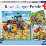 Ravensburger pusle 3x49 tk: Suured töömasinad Paatidest laevadeni