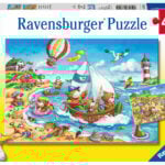 Ravensburger pusle 2x24 tk Puhkus mere ääres Paatidest laevadeni