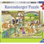 Ravensburger pusle 2x24 tk Päev farmis Paatidest laevadeni