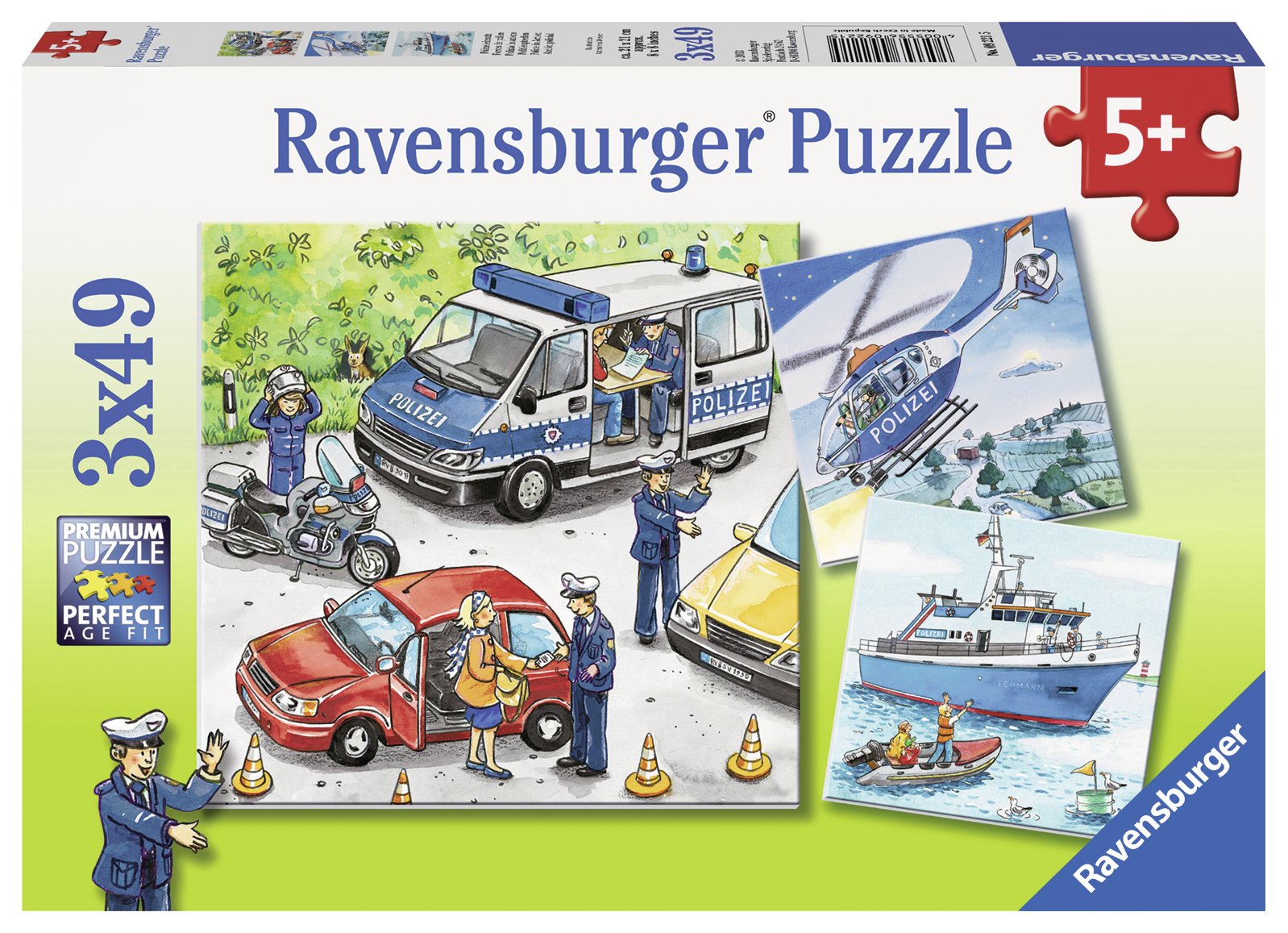 Ravensburger pusle 3x49 tk Politseiaktsioon Paatidest laevadeni