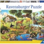 Ravensburger pusle 3x49 tk Loomad Paatidest laevadeni