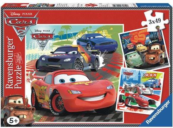 Ravensburger pusle 3x49 tk Autod 2 Paatidest laevadeni