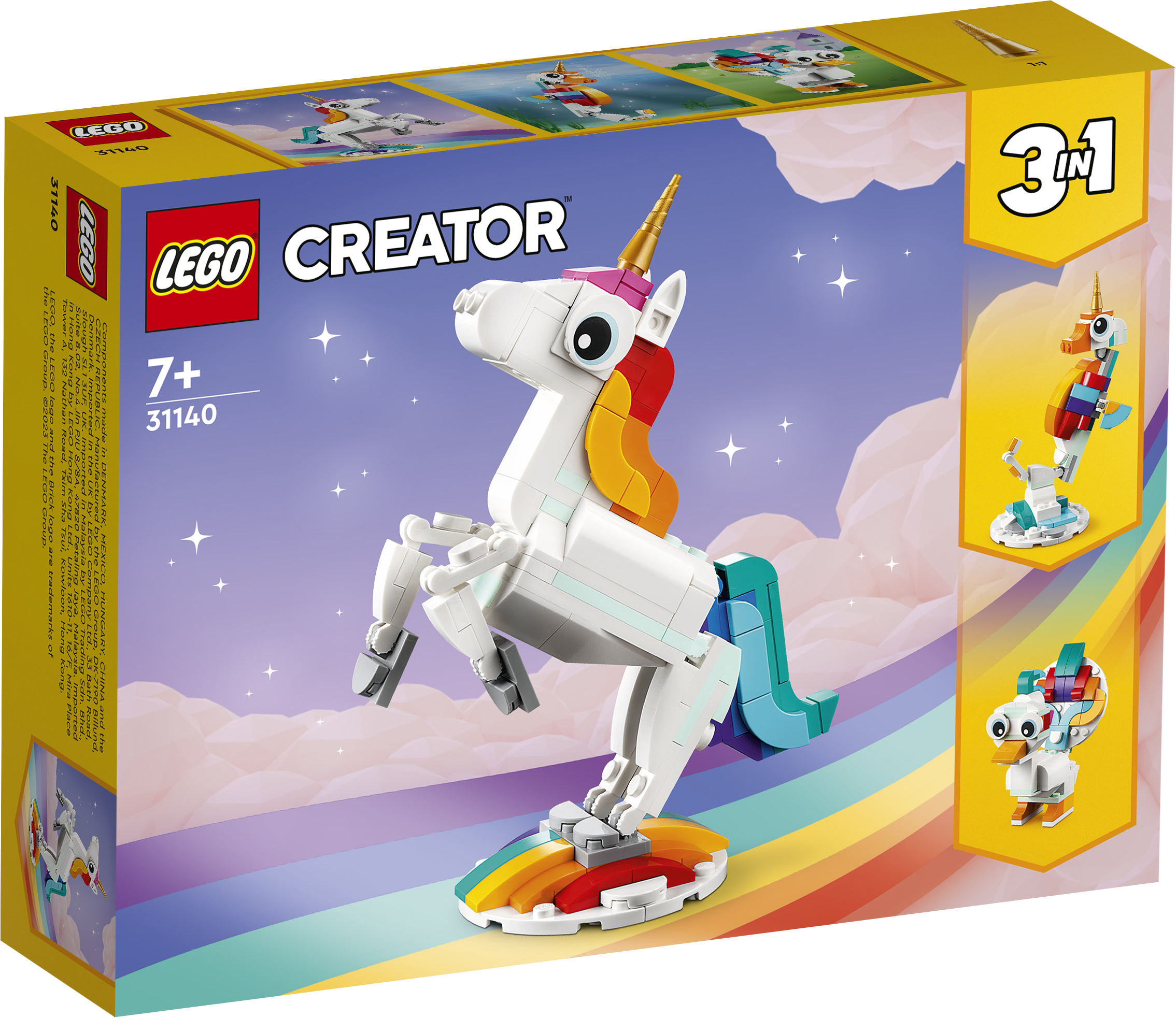 LEGO Creator Maagiline ükssarvik .