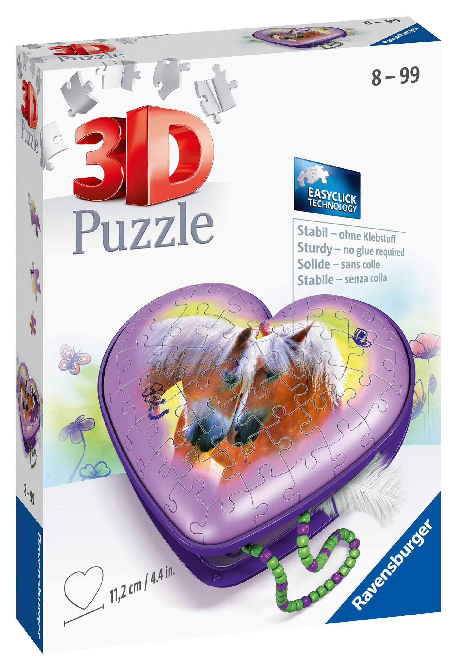 Ravensburger 3D pusle ehetekarp Hobune Ravensburgeri kvaliteetsed 3D pusled
