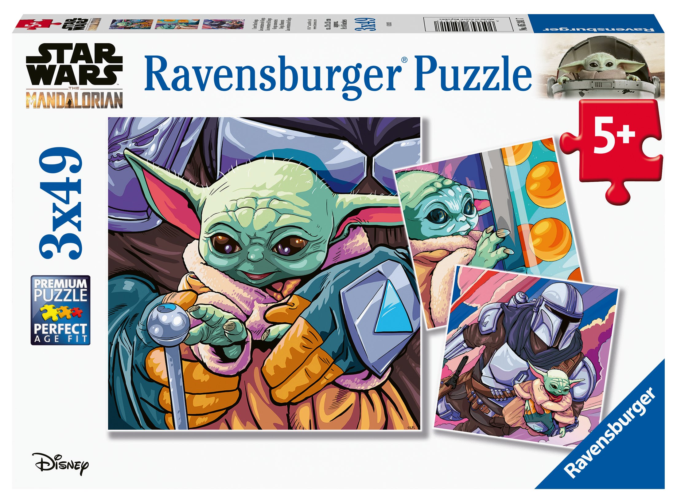 Ravensburger pusle 3x49 tk Star Wars Paatidest laevadeni