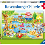 Ravensburger pusle  2x24 tk Järves ujumas Paatidest laevadeni