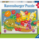 Ravensburger pusle 2x24 tk Värsked puu-ja juurviljad Paatidest laevadeni