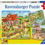 Ravensburger pusle 3x49 tk Puhkus maal Paatidest laevadeni