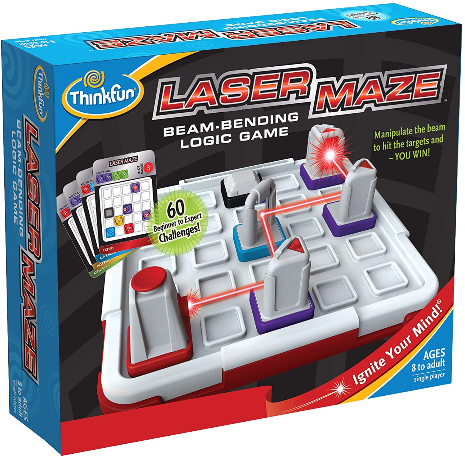 ThinkFun loogika- ja lauamäng: laserlabürint Auhinnatud Laserlabürint arendab strateegilist ja kriitilist mõtlemist ning MATIK oskuseid.