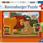 Ravensburger pusle 2x24 tk: Lõvikuninga pere Paatidest laevadeni