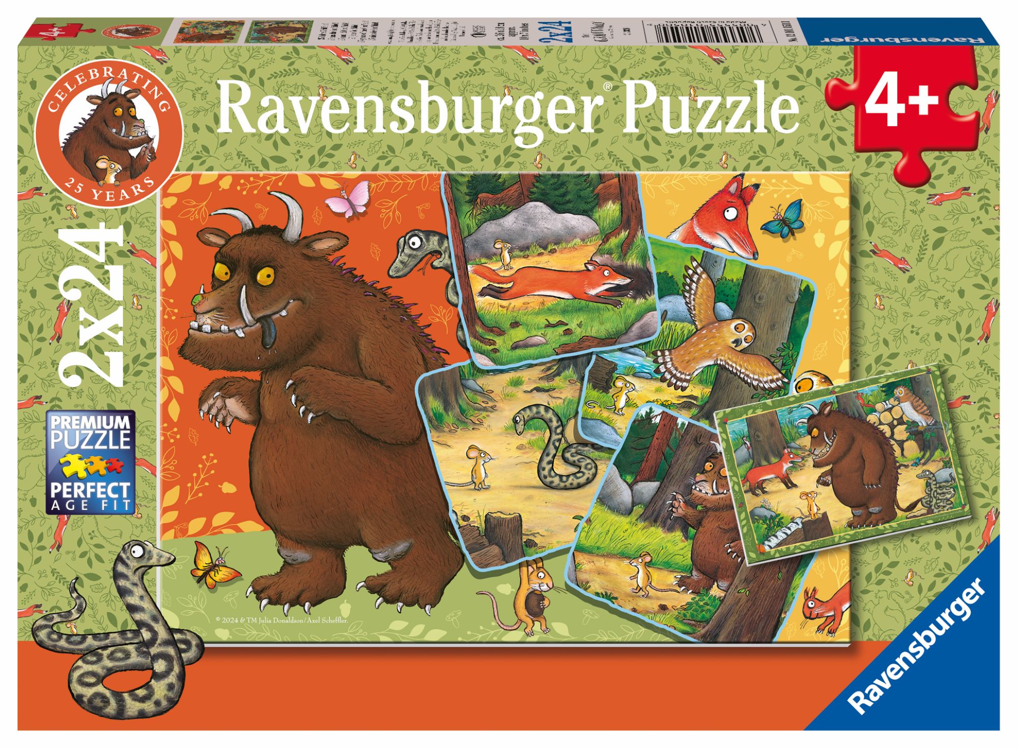 Ravensburger pusle 2x24 tk: Metsaelanikud Paatidest laevadeni
