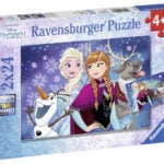 Ravensburger pusle 2x24 tk Lumekuninganna / Frozen - Anna ja Elsa sõbrad Paatidest laevadeni