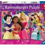 Ravensburger pusle 3x49 tk Disney printsessid Paatidest laevadeni