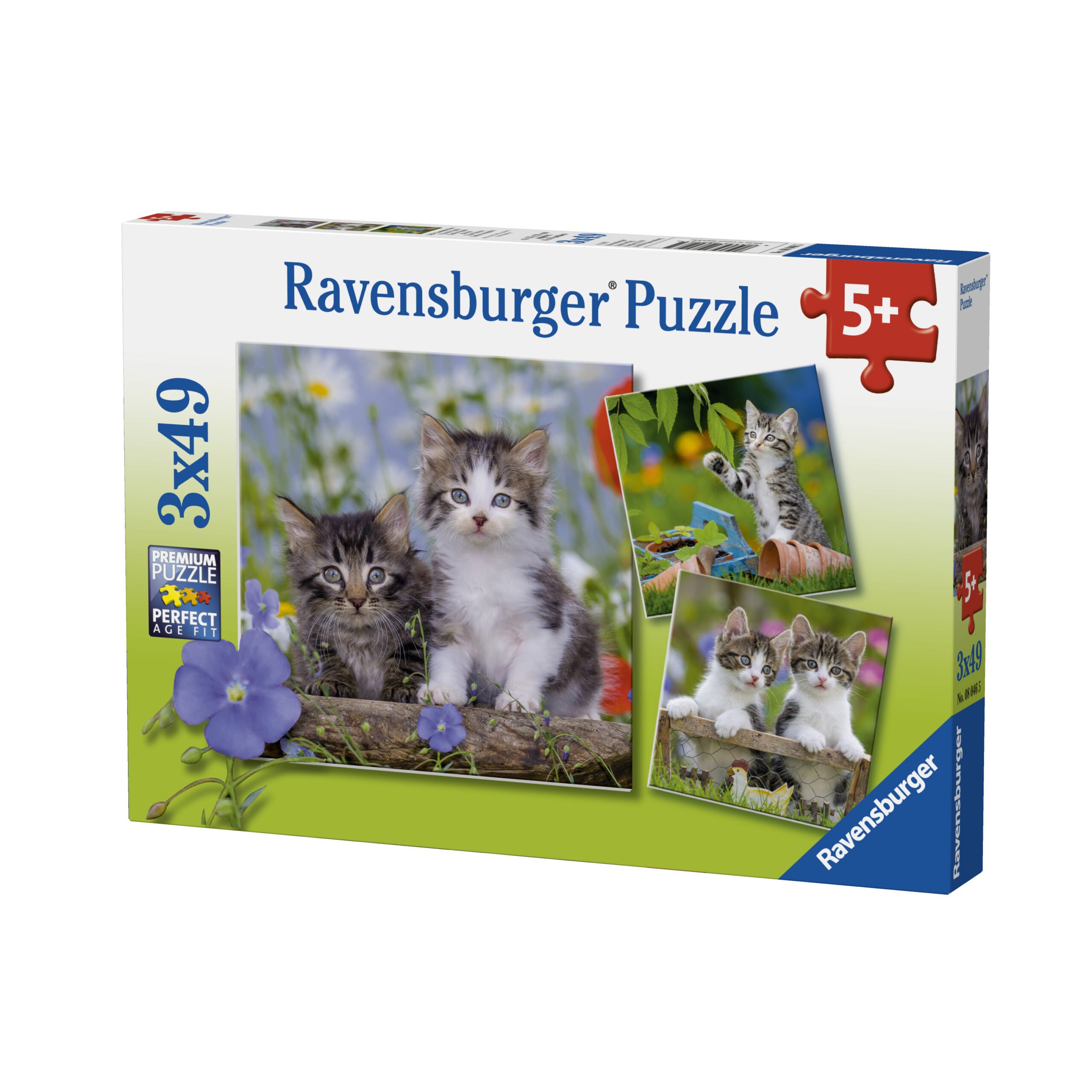 Ravensburger pusle 3x49 tk Kiisud Paatidest laevadeni