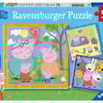 Ravensburger pusle 3x49 tk Peppa Pig Paatidest laevadeni