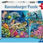 Ravensburger pusle 3x49 tk Mereloomad Paatidest laevadeni