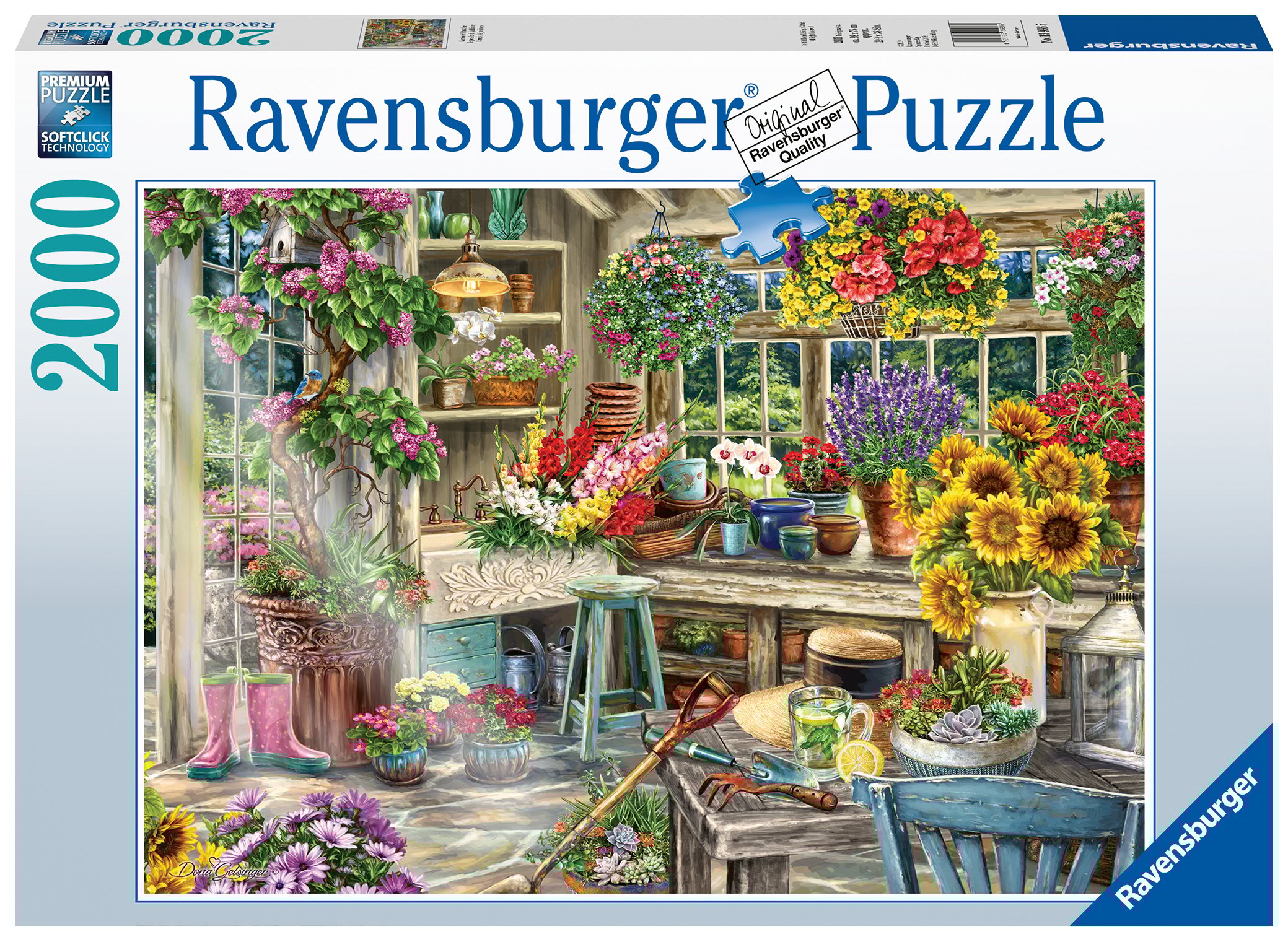 Ravensburger pusle 2000 tk Aiaparadiis Ravensburgeri esmaklassilise kvaliteediga pusled. Iga pusletükk on erinev