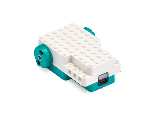 Lihtsalt kasutatav topeltmootor sobib kokku teiste LEGO Education osadega ja saab ka ühendada sülearvuti või tahvelarvutiga programmeerimisülesannete täitmiseks.