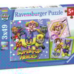 Ravensburger pusle 3x49 tk Käpapatrull Kangelased Paatidest laevadeni
