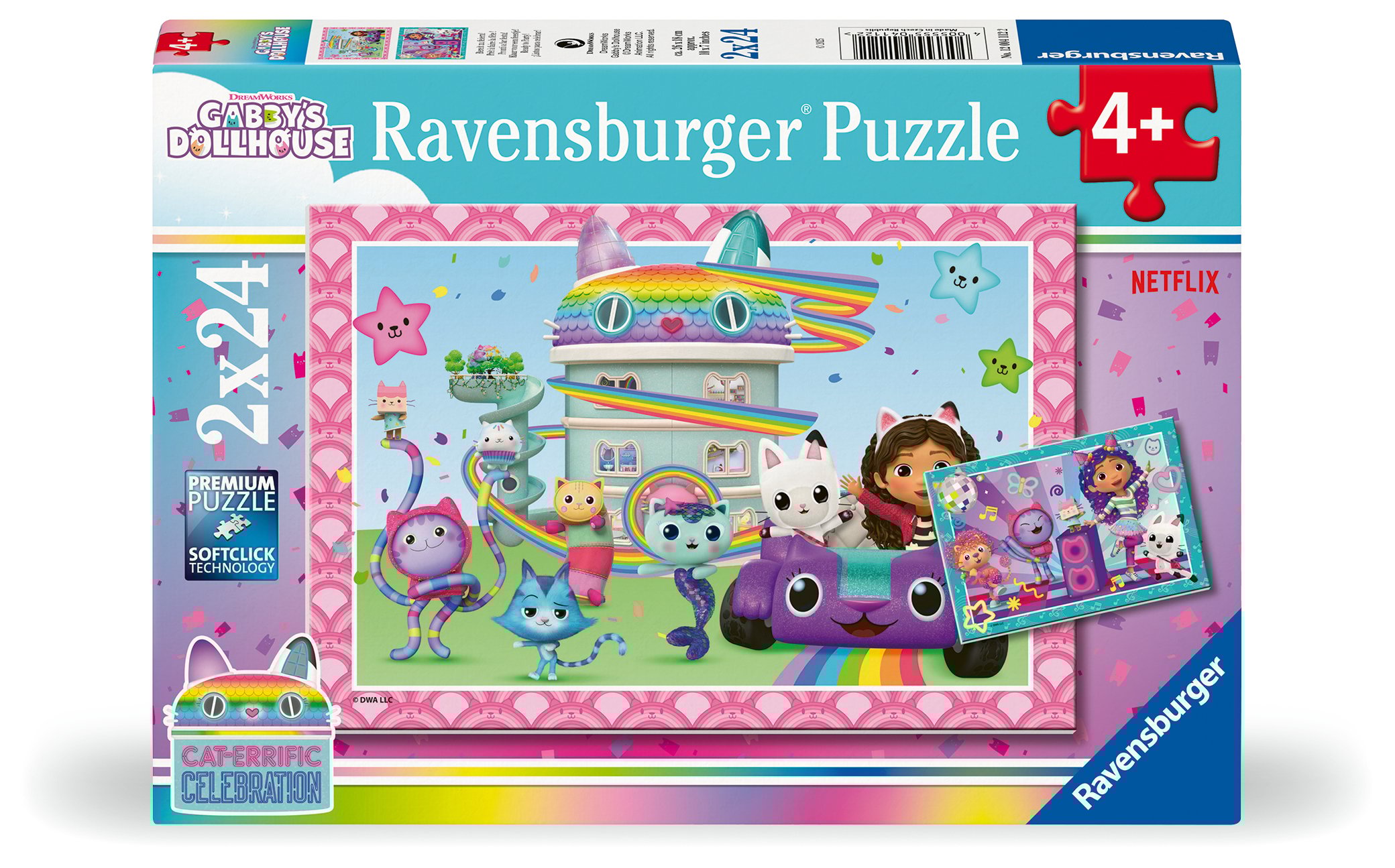 Ravensburger pusle 2x24 tk: Gabby nukumaja Paatidest laevadeni