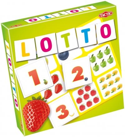 Tactic lauamäng Numbrite ja puuviljadega Loto Vahva mäng