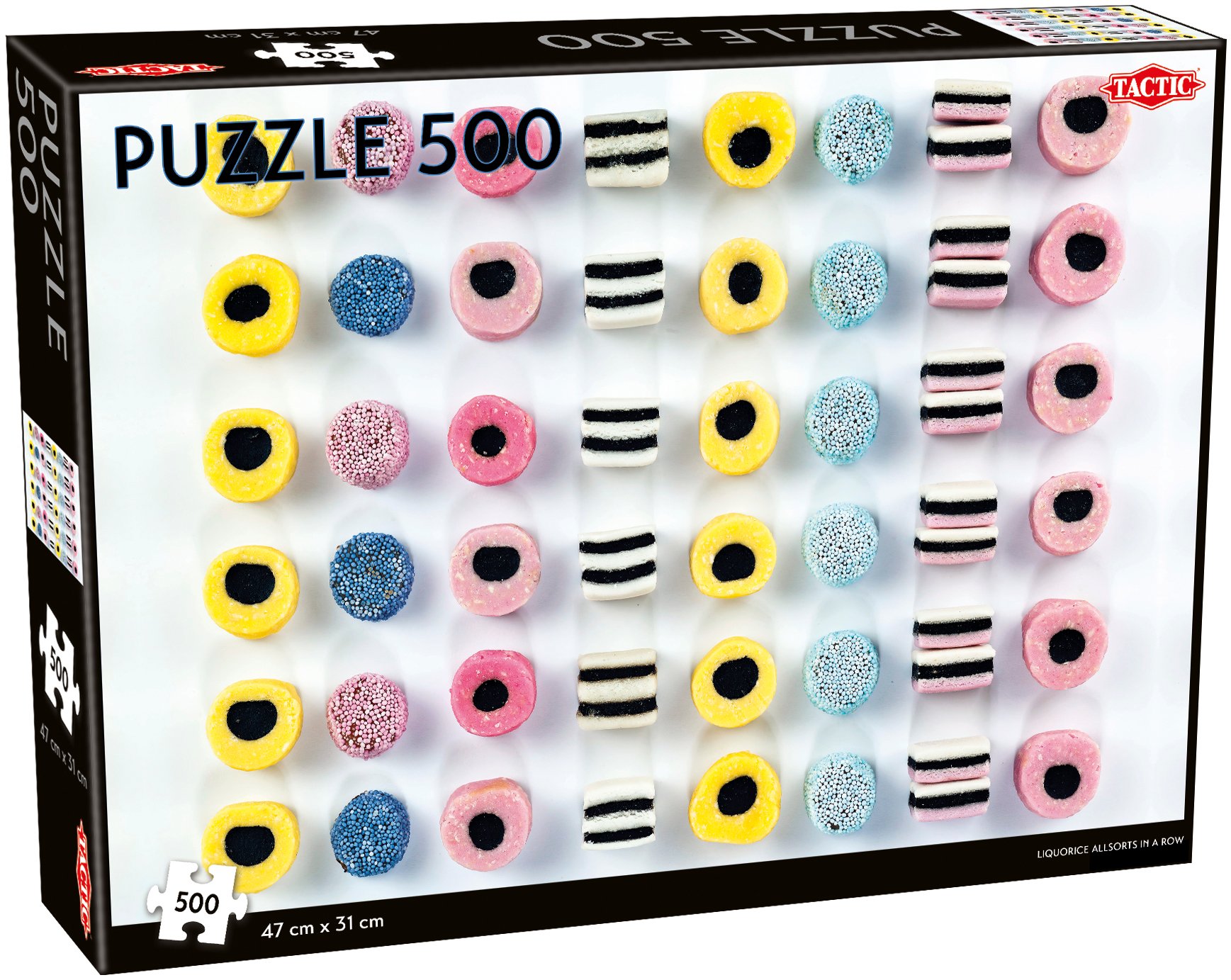 Tactic pusle 500 tk Lagritsad Tactic pusled pakuvad lõbusat puslekogemust perega