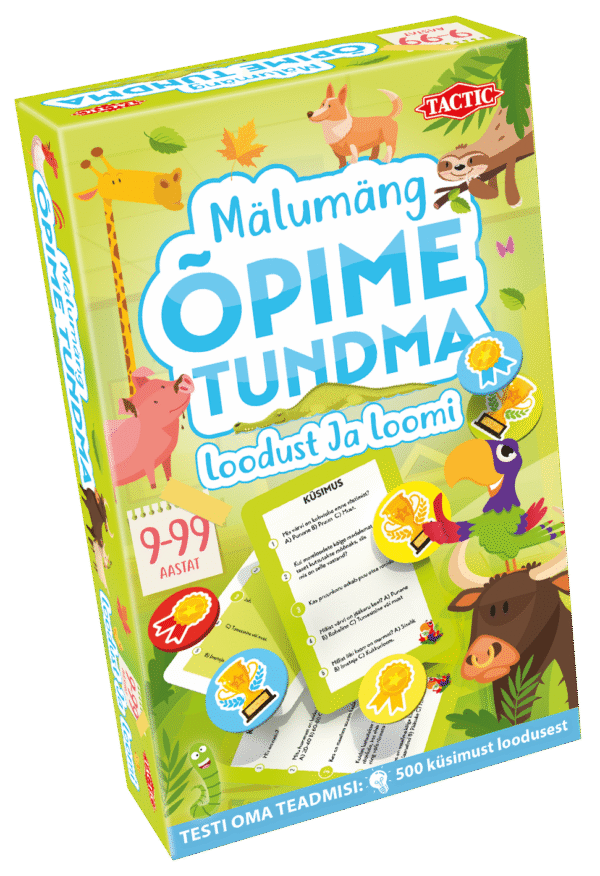 Seda mängu mängides on õppimine põnev ja meeldejääv!