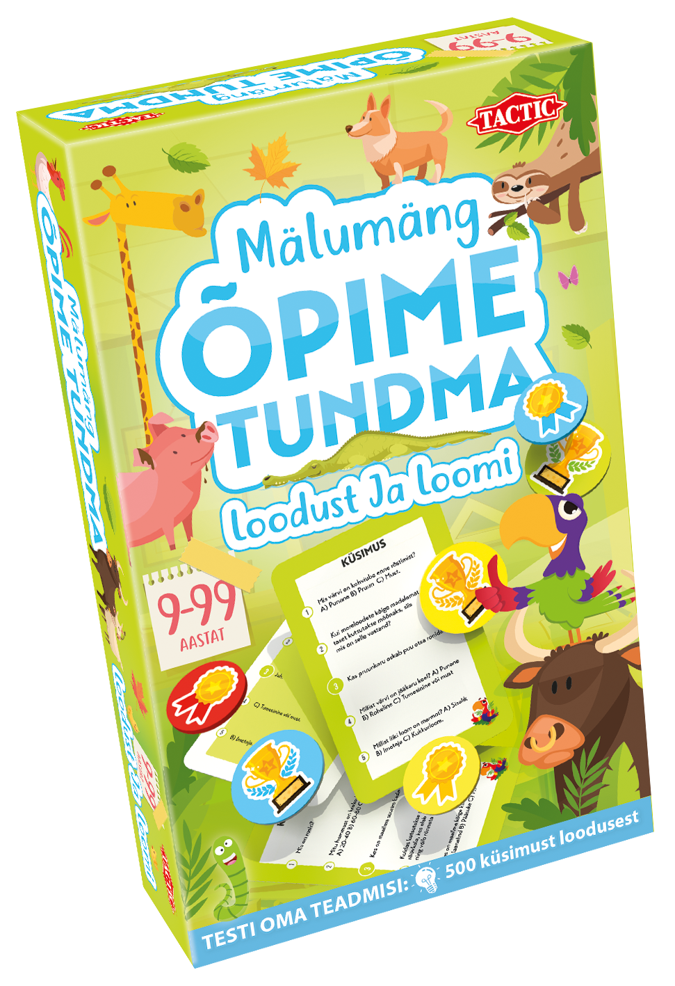 Tactic mälumäng Õpime tundma loodust ja loomi Seda mängu mängides on õppimine põnev ja meeldejääv!