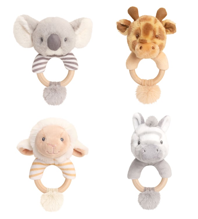 Keel Toys Keeleco pehme beebikõristi 14 cm Kvaliteetsetest ja taaskasutatavatest materjalidest toodetud maailma nunnumad pehmed tegelased!