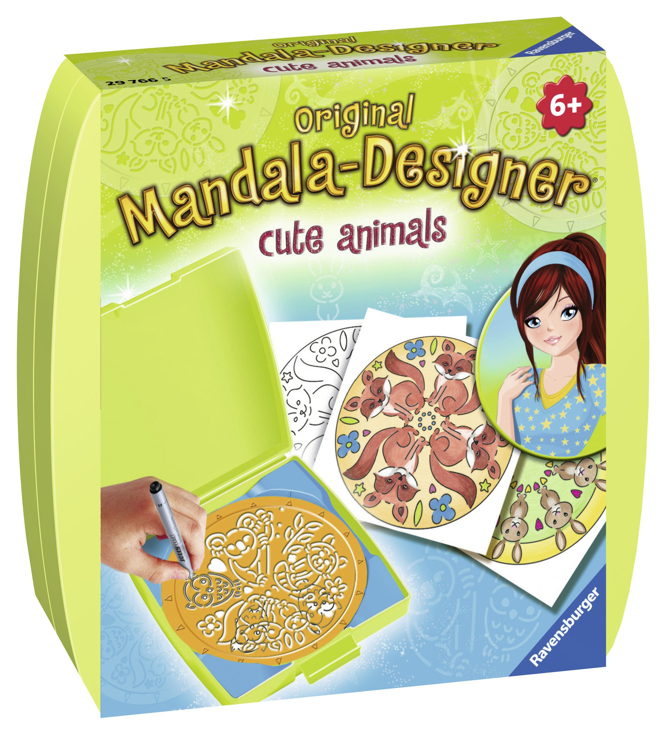Ravensburger Mini Mandala Lemmikloomad Meie joonistavad mandalad pakuvad lõõgastavat ja loomingulist tegevust