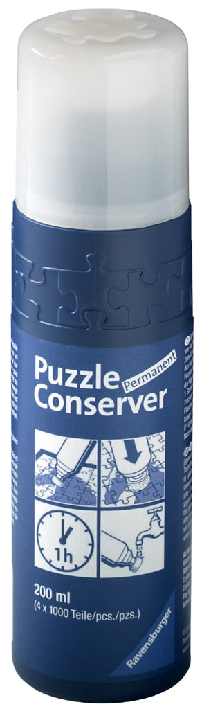 Ravensburger pusleliim 200 ml Pusle liim võimaldab teil säilitada oma meisterlikult kokkupandud pusle kunstiteoseks ja nautida seda kauem.