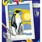 Ravensburger maalimine numbrite järgi Pingviini pere Numbrite järgi maalimine on tore käeline tegevus nii suurtele kui väikestele kunstisõpradele!