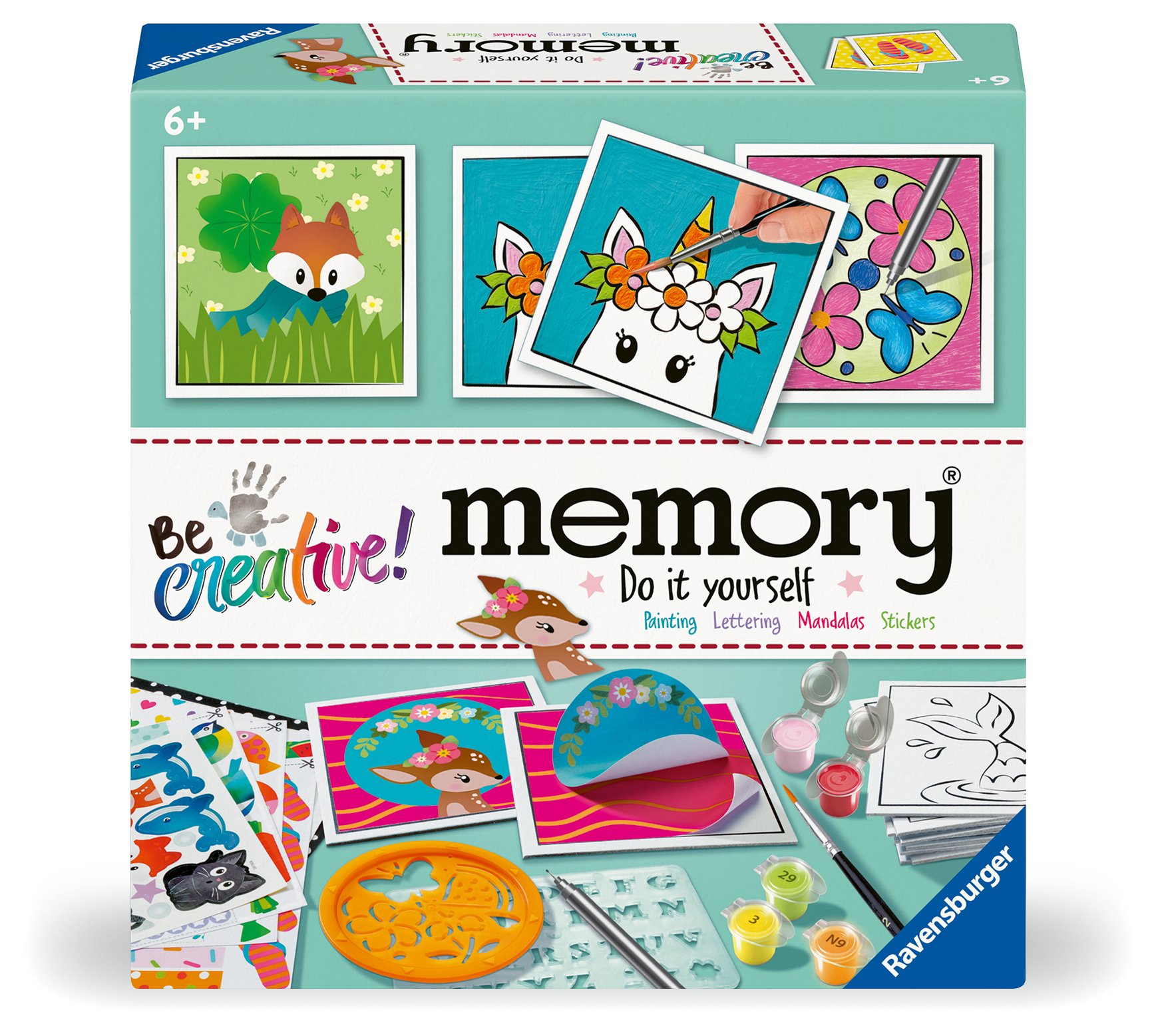 Ravensburger lauamäng: tee ise memory Lapsed tunnevad rõõmu mälumängust