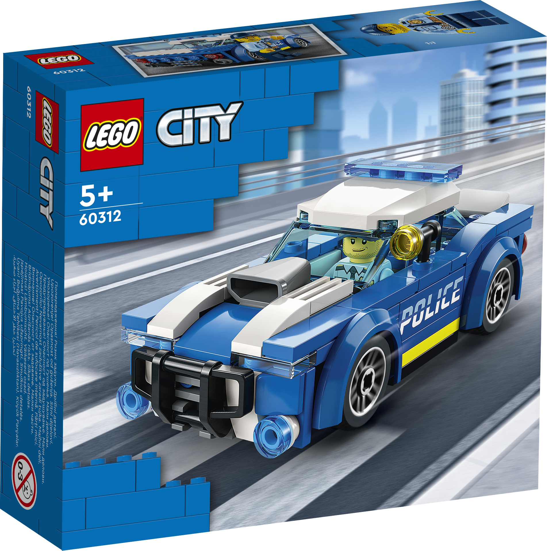 LEGO City Politseiauto Tutvusta lastele põnevat LEGO® City maailma selle laheda politseiauto mängukomplekti abil