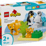 LEGO DUPLO Metsloomade perekonnad: pingviinid ja lõvid Väikelapsed õpivad mängu kaudu suurendama loovust