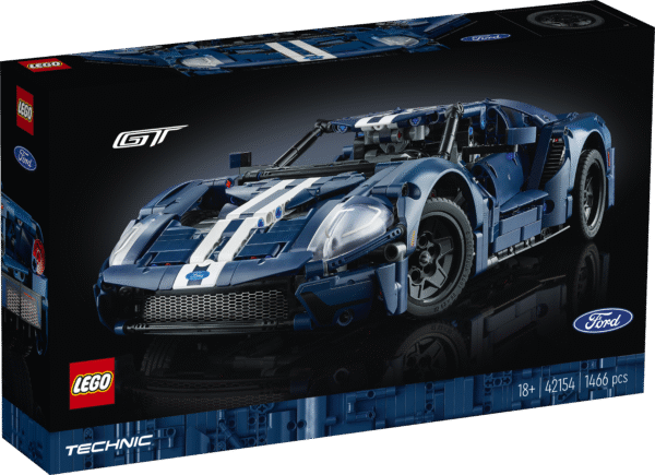 Nauditav ehituselamus täiskasvanutele ning võimalus panna kokku kõik selle 1:12 mõõtkavas LEGO® Technic 2022 Ford GT mudeli üksikasjad