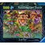 Ravensburger pusle 1000 tk: tiiger džunglis Suurepärane kingitus - puslede kokkupanek on tore ja lõbus tegevus
