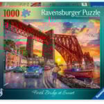 Ravensburger pusle 1000 tk Forthi sild päikeseloojangul Pusle pakub  lõõgastust