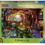 Ravensburger pusle 1000 tk Piraatide elu Sukeldu seiklustesse ja arenda oskusi puslega