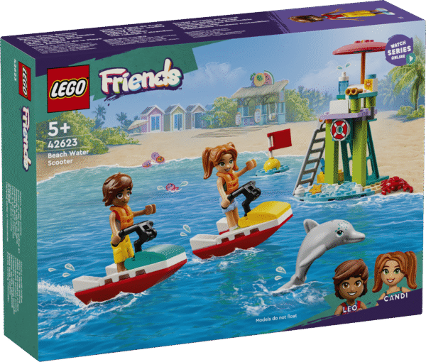LEGO Friends Ranna skuuter on loominguline rollimängu mänguasi lastele ja sisaldab kahte skuutrit