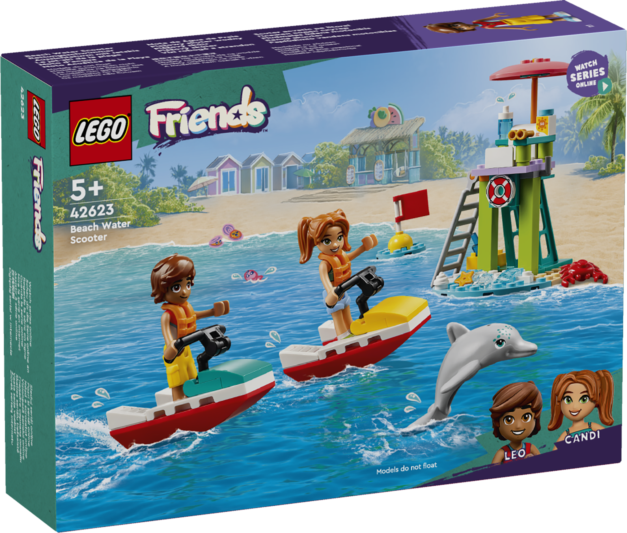 LEGO Friends Ranna skuuter LEGO Friends Ranna skuuter on loominguline rollimängu mänguasi lastele ja sisaldab kahte skuutrit