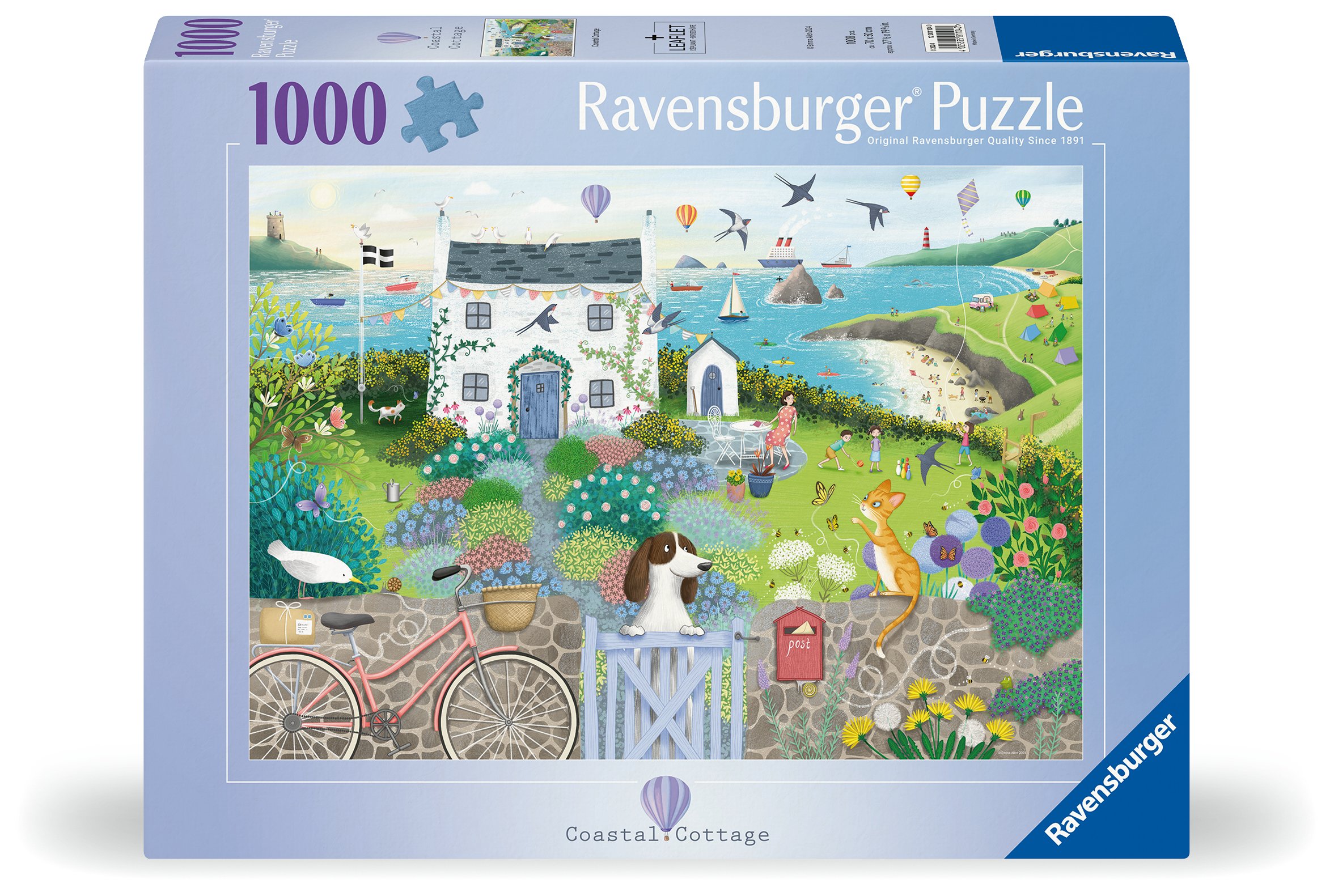 Ravensburger pusle 1000 tk Mereäärne kodu Ravensburgeri esmaklassilise kvaliteediga pusled. Iga pusletükk on erinev