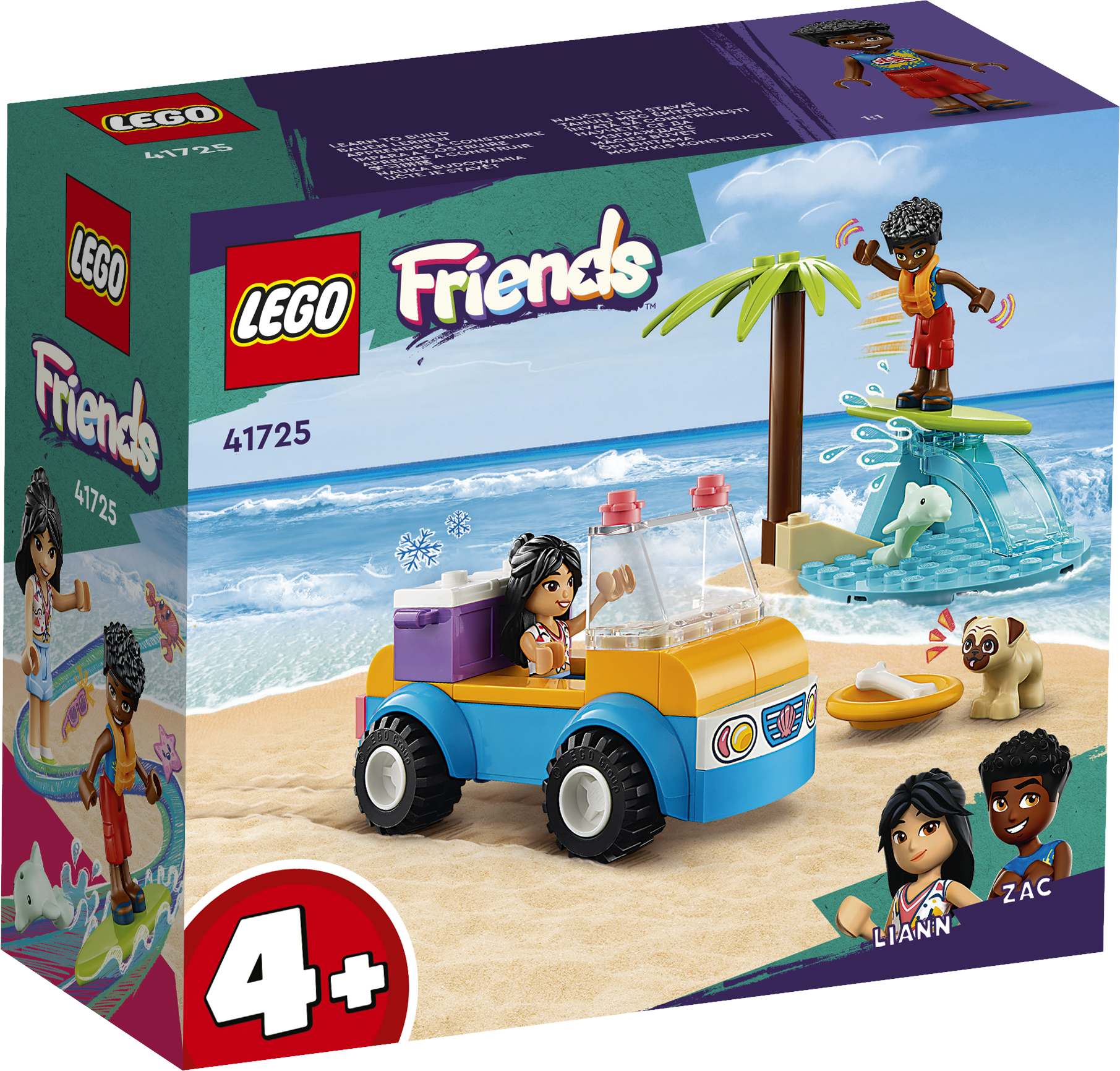 LEGO Friends Lõbus rannakäru Pane kujutlusvõimed tööle selle ehitamist õpetava LEGO® Friends ehitus- ja mängukomplektiga
