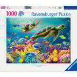 Ravensburger pusle 1000 tk: veealune maailm Suurepärane kingitus - puslede kokkupanek on tore ja lõbus tegevus